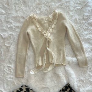 Sleeping on Snow (purchased at Anthropologie) off white cardigan